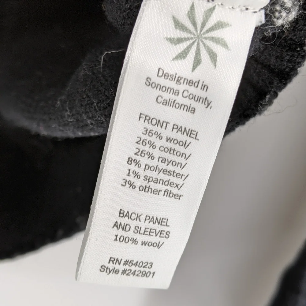 Athleta Wool Blend Knit Pullover Brindle Sweater Marled Long Sleeve Thumb Holes - Picture 4 of 14